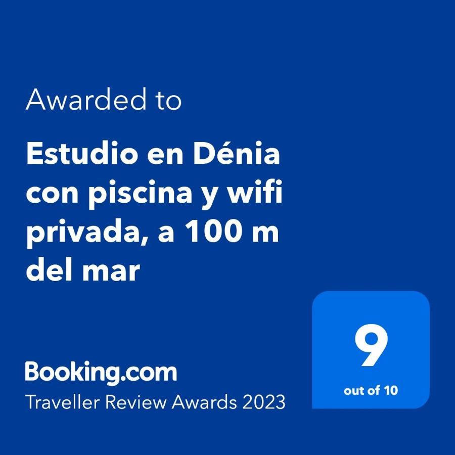 Estudio En Denia Con Piscina Y Wifi Privada, A 100 M Del Mar מראה חיצוני תמונה